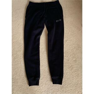 OVO Black Jogger Sweatpants with Subtle Logo